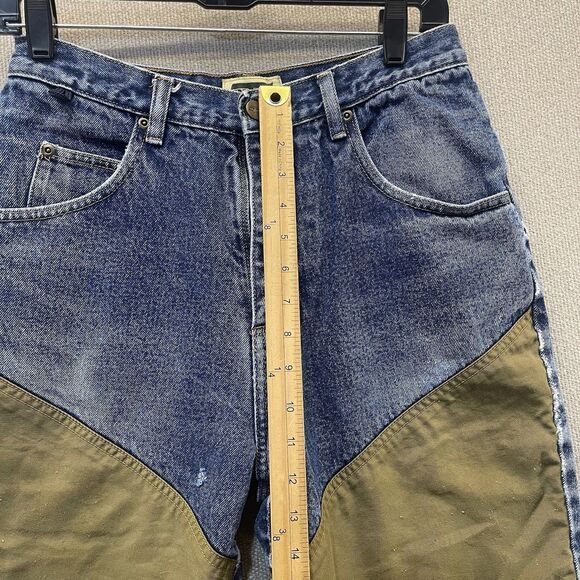 SafTBak Jeans Men's 30x32 Double Knee Flannel Lined Distressed - Picture 5 of 14